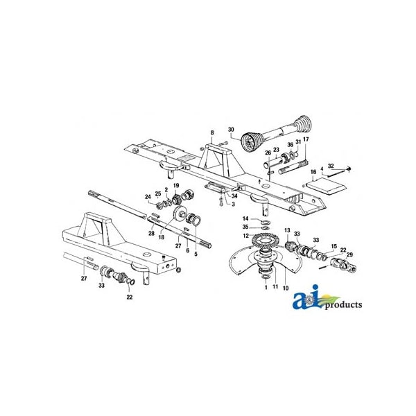 Universal Joint Assembly 6" x3" x3"